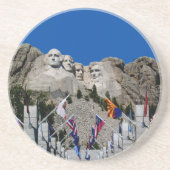 Dessous De Verre En Grès Mont Rushmore Sud Dakota Souvenir (Devant)