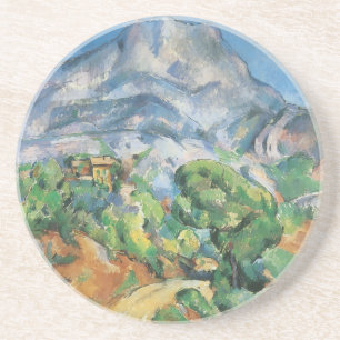 Dessous De Verre En Grès Mont Sainte Victoire au-dessus de Tholonet, Paul C