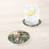 Dessous De Verre En Grès Montagnes peintes (Côté)