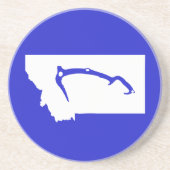 Dessous De Verre En Grès Montée de glace Montana (Devant)