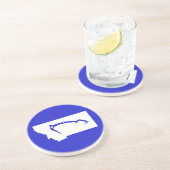 Dessous De Verre En Grès Montée de glace Montana (Côté)