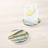 Dessous De Verre En Grès Monts d'art Hokusai (Côté)