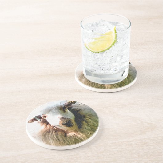 DESSOUS DE VERRE EN GRÈS MOQUETTE (Côté)