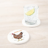 Dessous De Verre En Grès Morceaux de poulet (Côté)