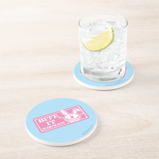 Dessous De Verre En Grès Mordez-le en longueur (Côté)