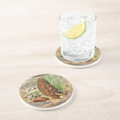 Dessous De Verre En Grès Morille (Côté)