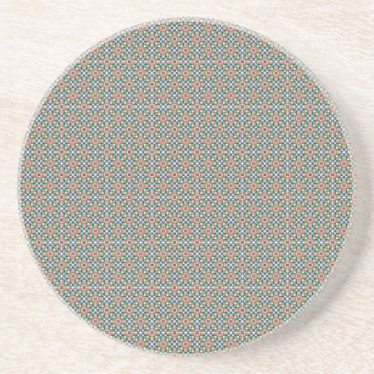 Dessous De Verre En Grès Moroccan Zellige Pattern Geometric Coaster (Devant)