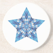 Dessous De Verre En Grès Mosaic Starburst (Devant)