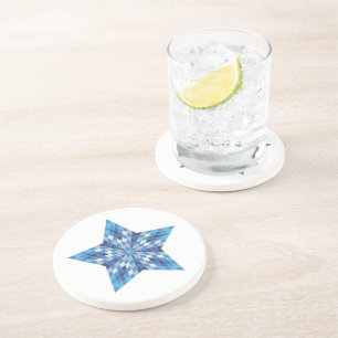 Dessous De Verre En Grès Mosaic Starburst