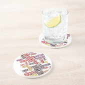 Dessous De Verre En Grès mot Hakuna Matata (Côté)