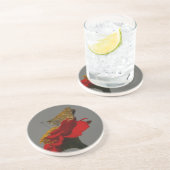 Dessous De Verre En Grès Moth (Côté)