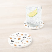 Dessous De Verre En Grès Motif (Côté)