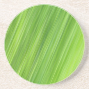 Dessous De Verre En Grès Motif à bandes vertes
