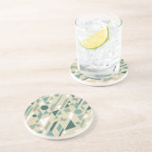 Dessous De Verre En Grès Motif abstrait (Côté)