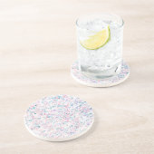 Dessous De Verre En Grès motif Abstrait (Côté)