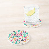 Dessous De Verre En Grès motif Abstrait 3 (Côté)