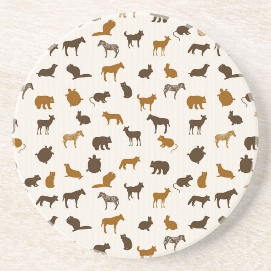 Dessous De Verre En Grès Motif animal 1 (Devant)