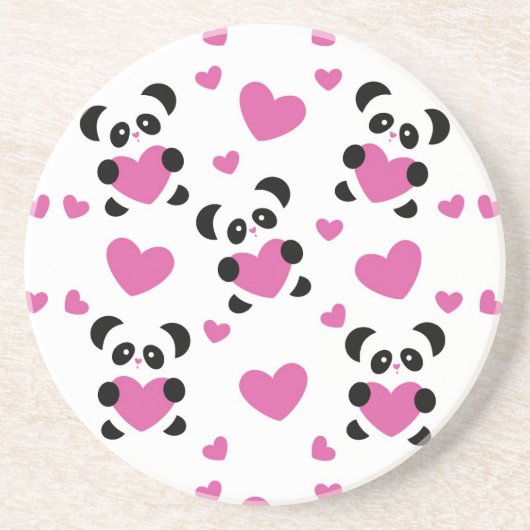 Dessous De Verre En Grès Motif au jour de l'amour (Devant)