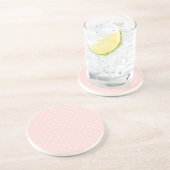 Dessous De Verre En Grès Motif avec le pois blanc (Côté)