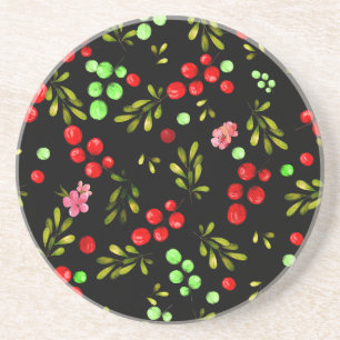 Dessous De Verre En Grès Motif Baies