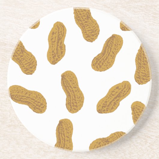 Dessous De Verre En Grès Motif cacahuètes (Devant)
