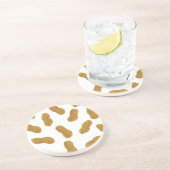 Dessous De Verre En Grès Motif cacahuètes (Côté)