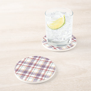 Dessous De Verre En Grès Motif carreaux classique