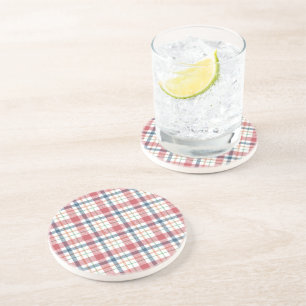 Dessous De Verre En Grès Motif carreaux classique