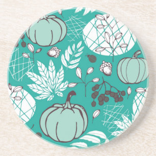 Dessous De Verre En Grès motif citrouille