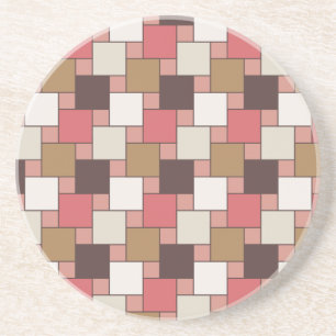 Dessous De Verre En Grès Motif d'armure d'épice de citrouille