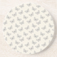 Motif d'art en ligne de papillon