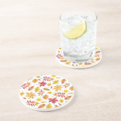 Dessous De Verre En Grès Motif d'automne (Côté)