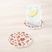 Dessous De Verre En Grès Motif d'automne (Côté)