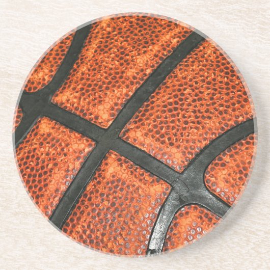 Dessous De Verre En Grès Motif de basket-ball (Devant)