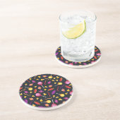 Dessous De Verre En Grès Motif de bonbons d'Halloween (Côté)