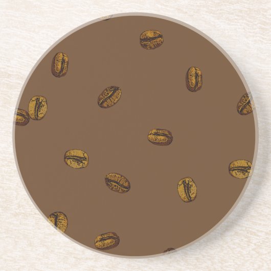 Dessous De Verre En Grès Motif de café (Devant)