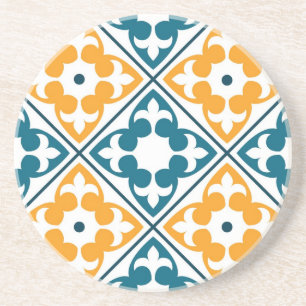 Dessous De Verre En Grès Motif de carreaux de céramique
