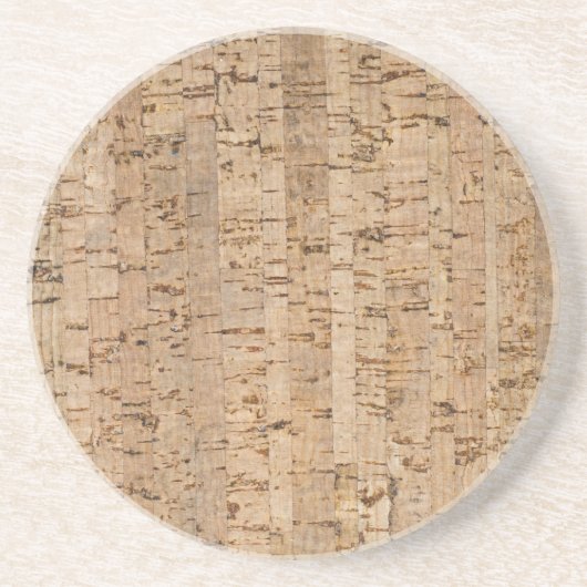 Dessous De Verre En Grès Motif de chêne-liège (Devant)