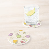 Dessous De Verre En Grès Motif de fruits (Côté)
