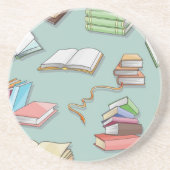 Dessous De Verre En Grès Motif de livre (Devant)