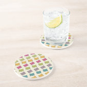 Dessous De Verre En Grès Motif de livre (Côté)