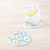 Dessous De Verre En Grès Motif de Noël (Côté)