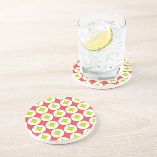 Dessous De Verre En Grès Motif de Noël (Côté)