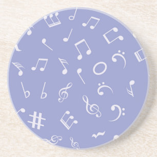 Dessous De Verre En Grès Motif de notes de musique