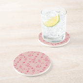 Dessous De Verre En Grès Motif de notes musicales (Côté)