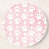 Dessous De Verre En Grès Motif De Pâtes, Patrouilles Blanches, Aquarelles,  (Devant)