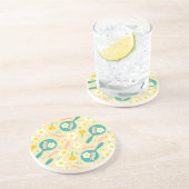 Dessous De Verre En Grès Motif de petit déjeuner (Côté)