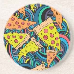Dessous De Verre En Grès Motif de pizza