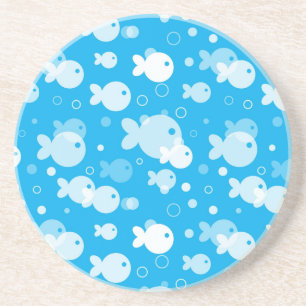 Dessous De Verre En Grès motif de poissons