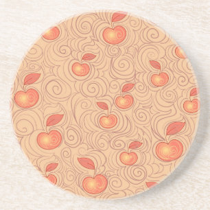 Dessous De Verre En Grès Motif de pommes